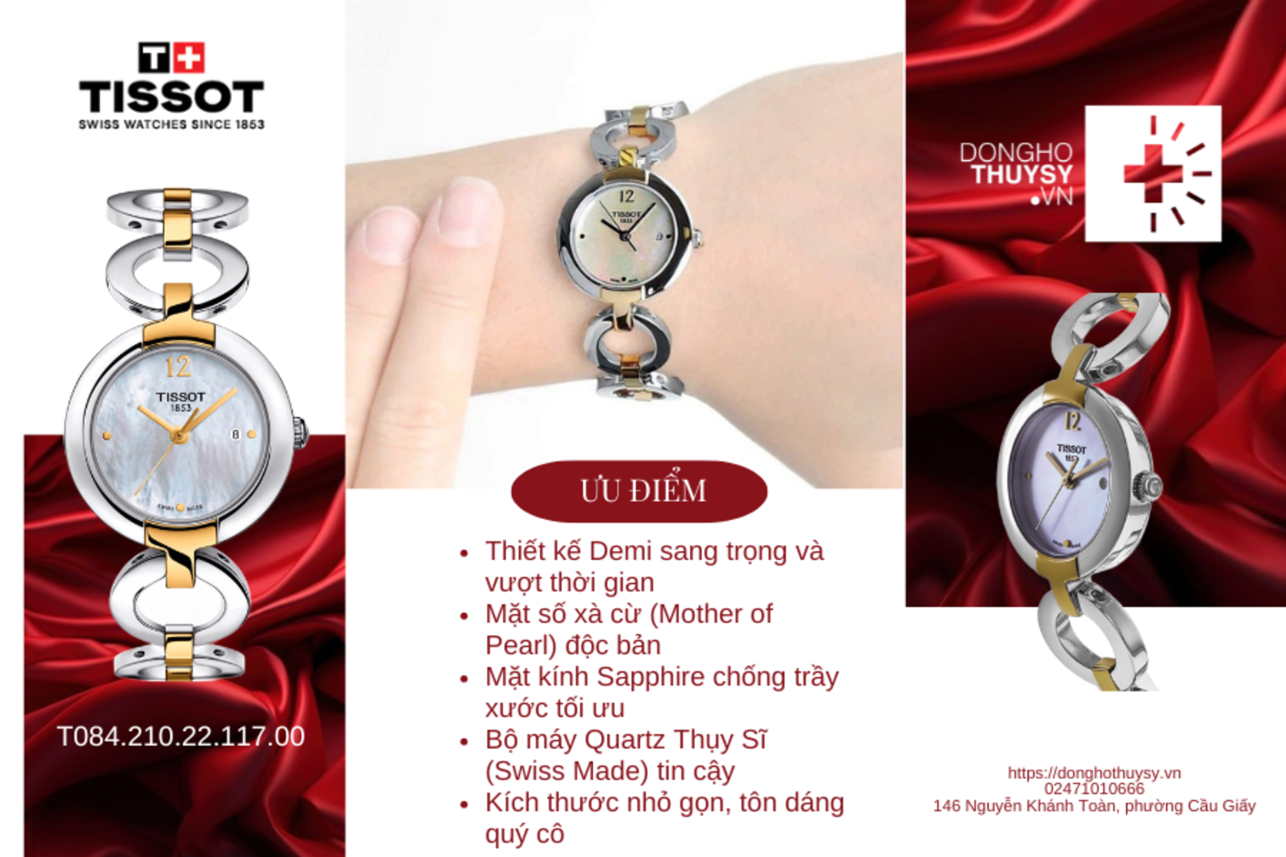 Đồng hồ TISSOT T084.210.22.117.00