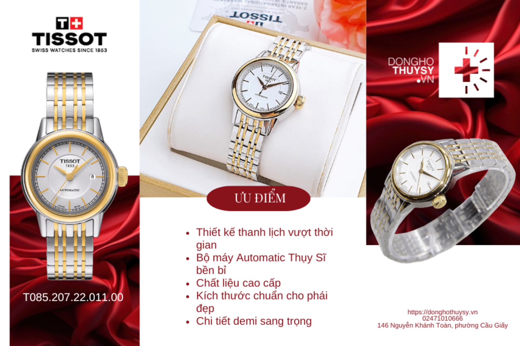 Đồng hồ TISSOT T085.207.22.011.00