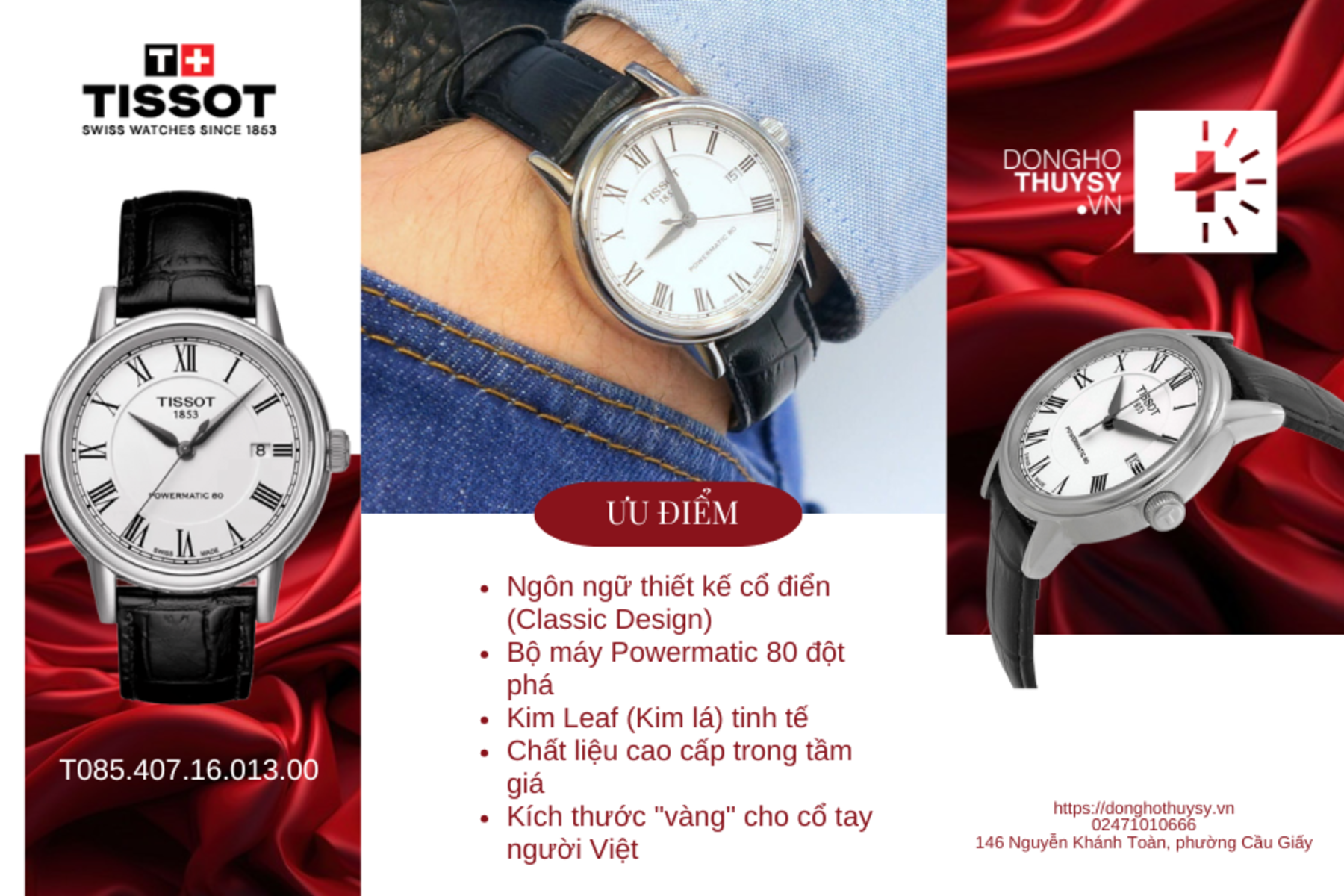 Đồng hồ nam Tissot T085.407.16.013.00