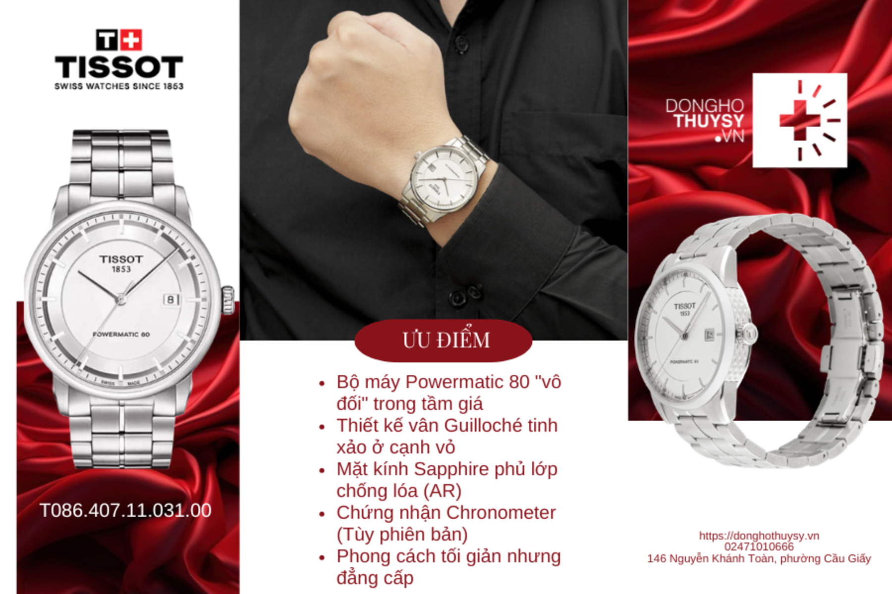 Đồng hồ TISSOT T086.407.11.031.00