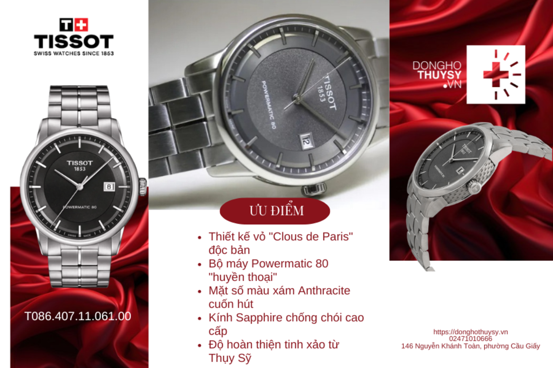 Đồng hồ TISSOT T086.407.11.061.00