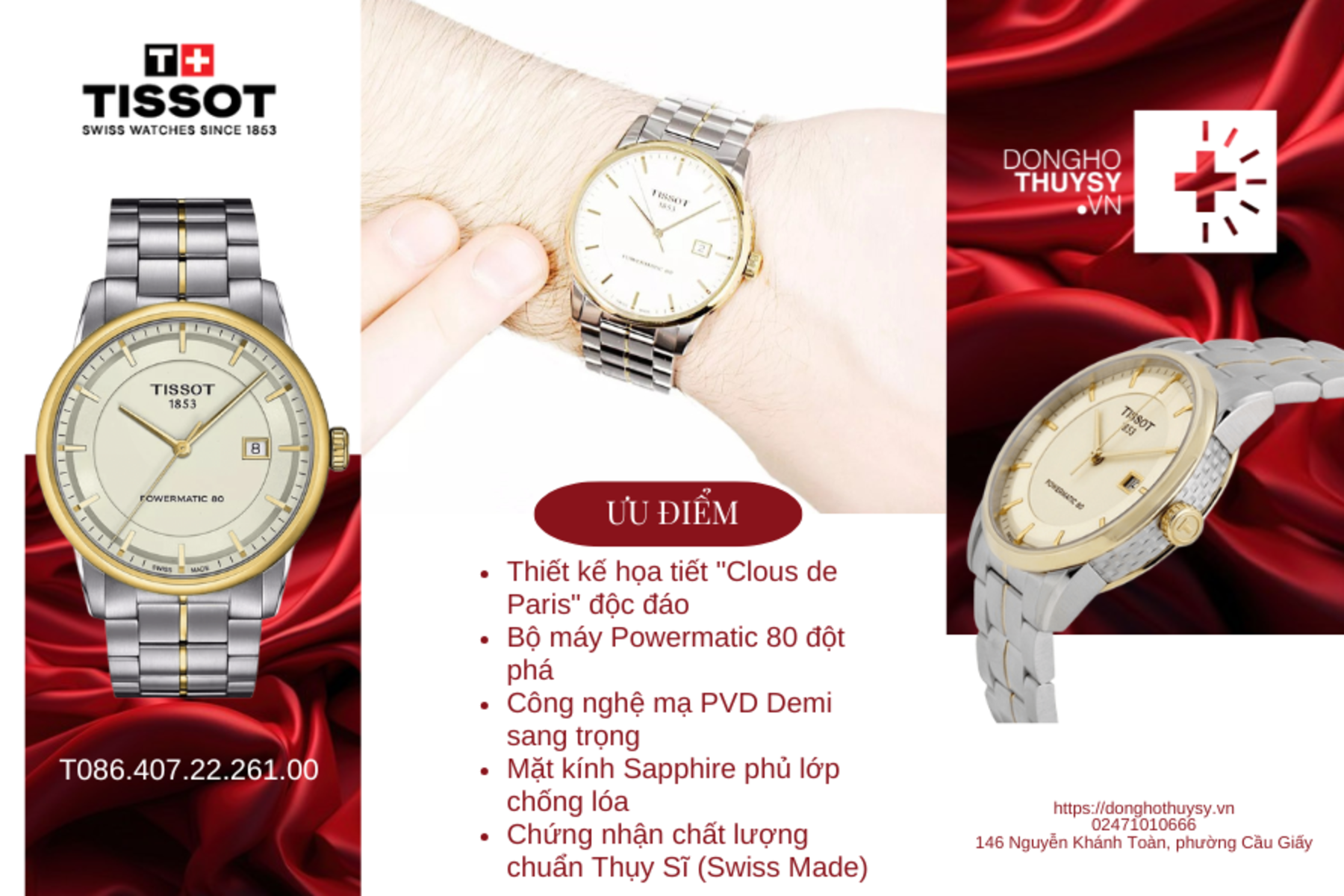 Đồng hồ Tissot T086.407.22.261.00