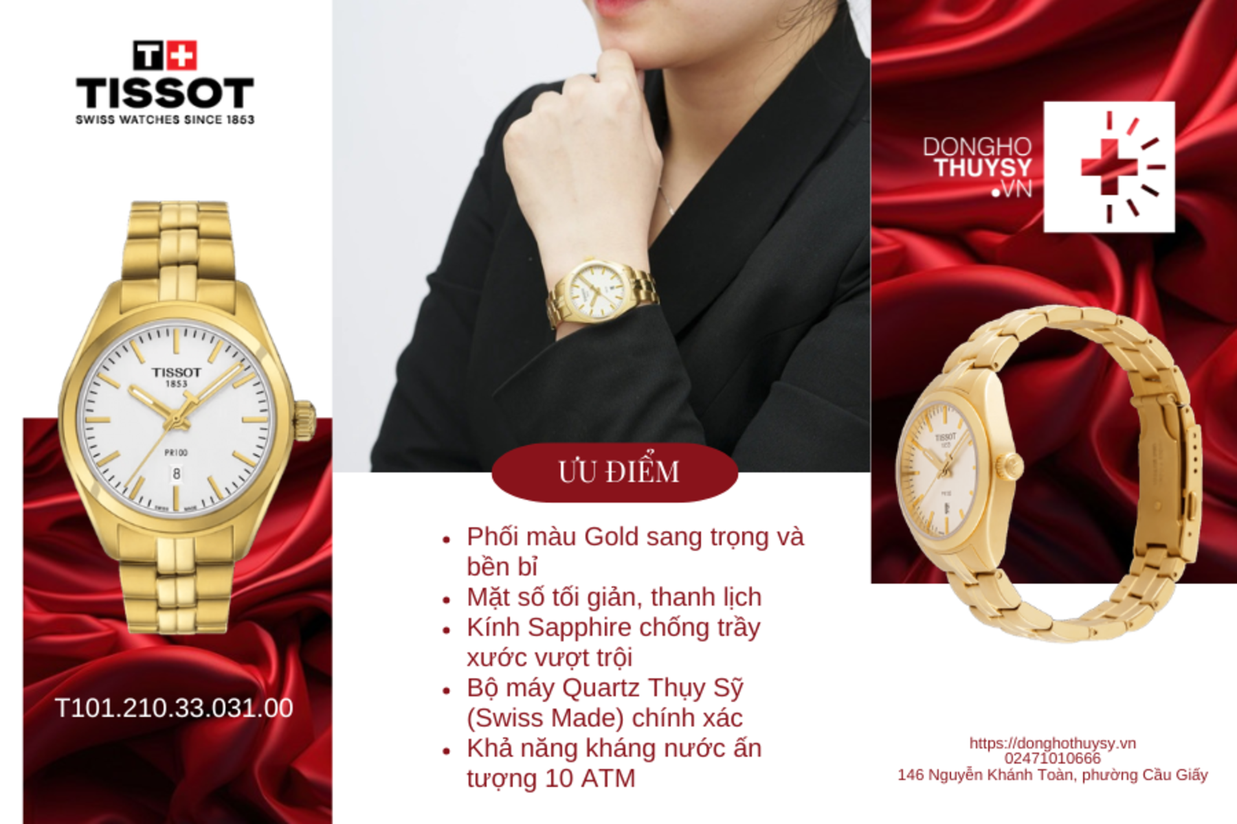 Đồng hồ TISSOT T101.210.33.031.00