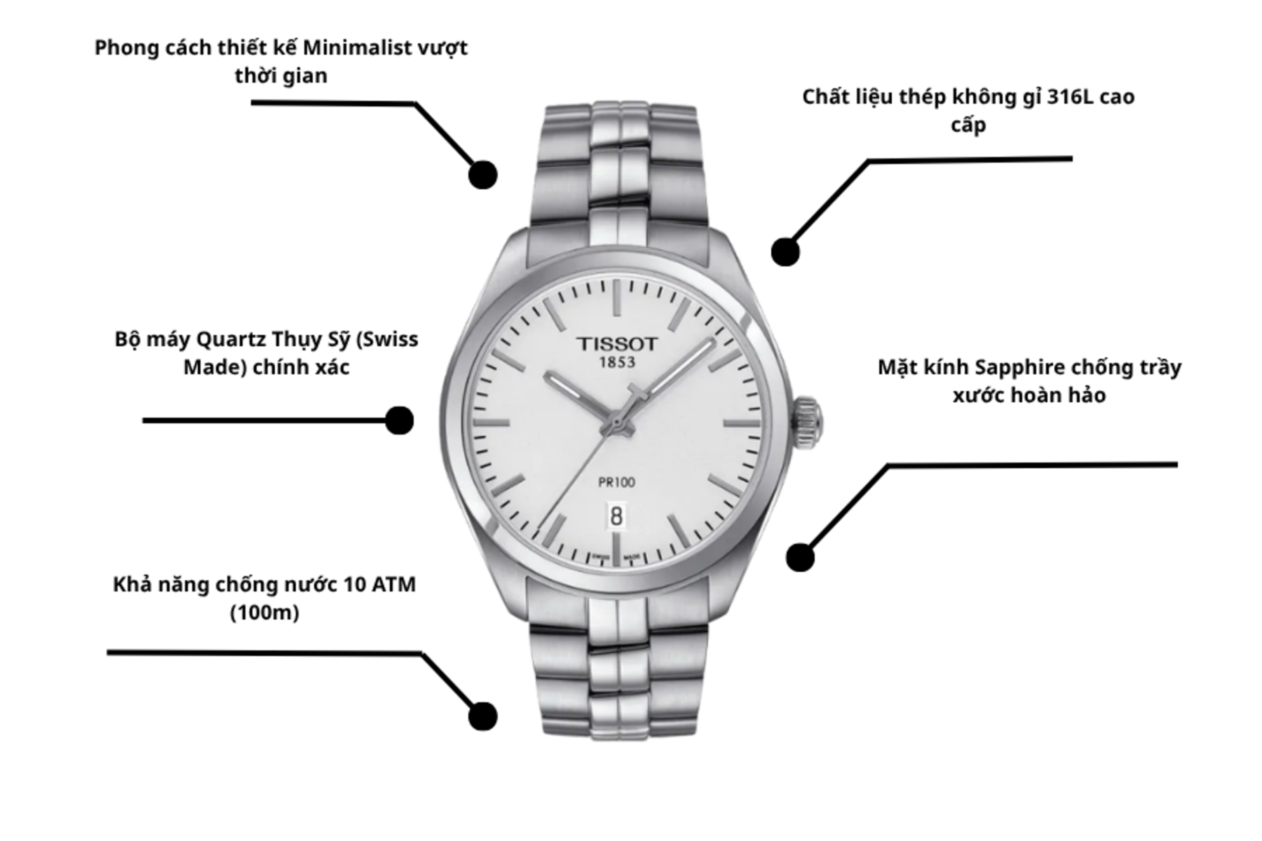 Đồng hồ TISSOT T101.410.11.031.00