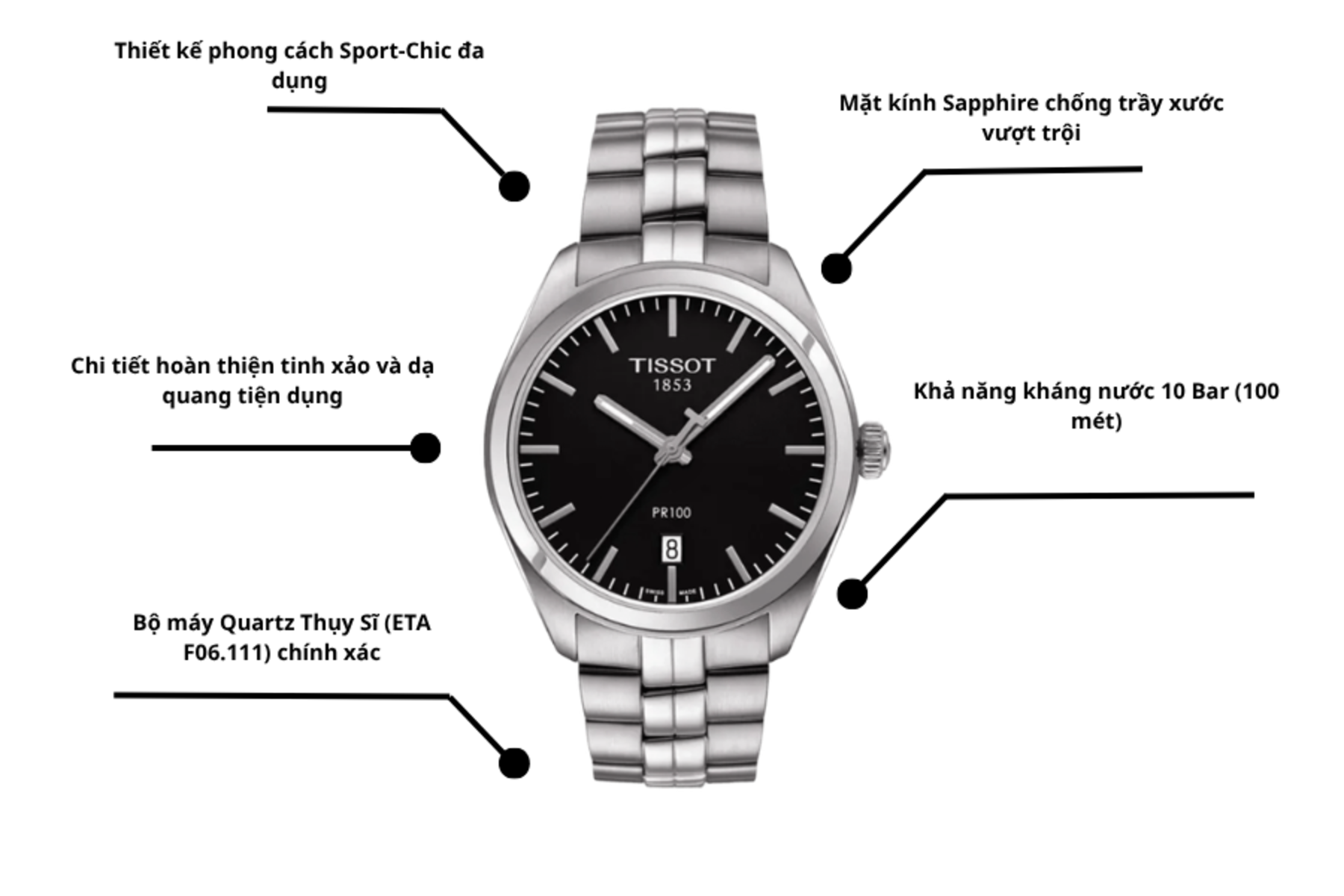 Đồng hồ TISSOT T101.410.11.051.00