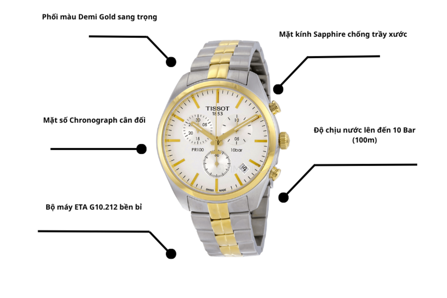 Đồng hồ TISSOT T101.417.22.031.00