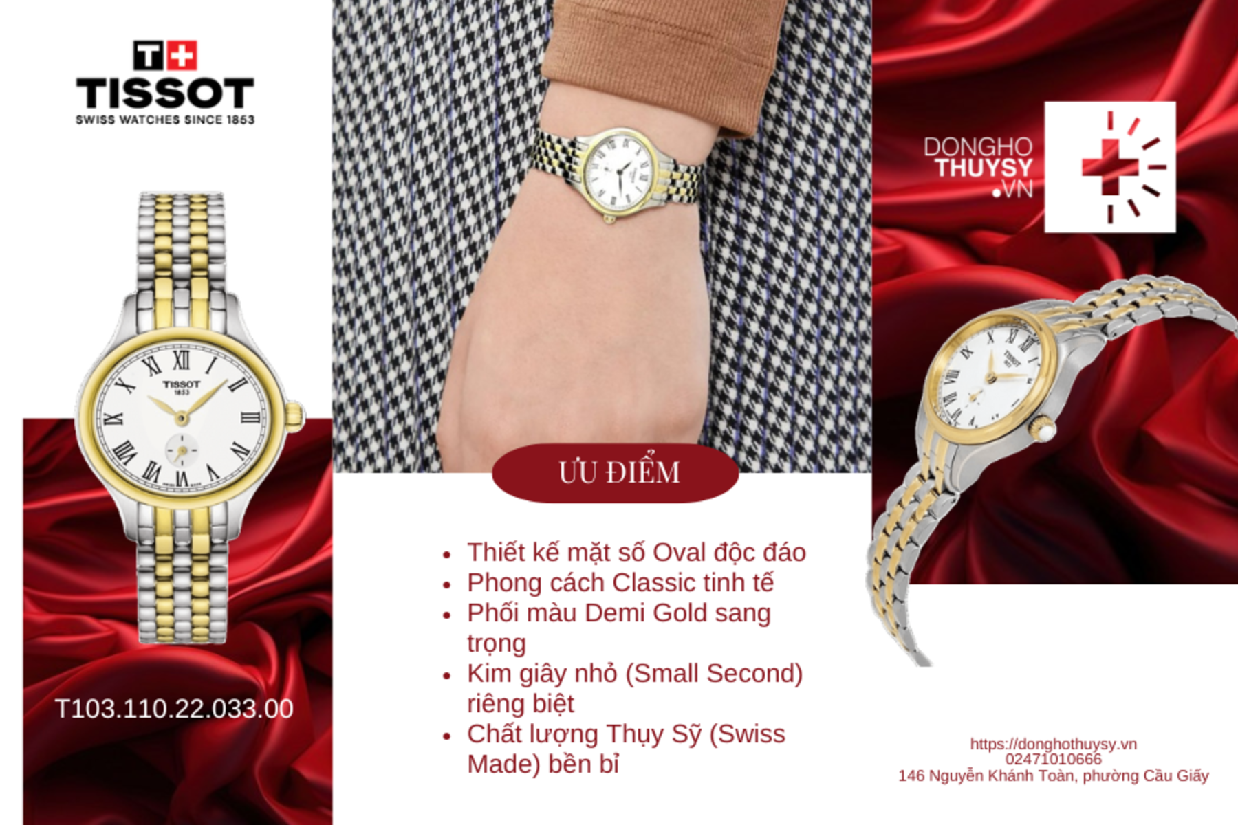 Đồng hồ TISSOT T103.110.22.033.00