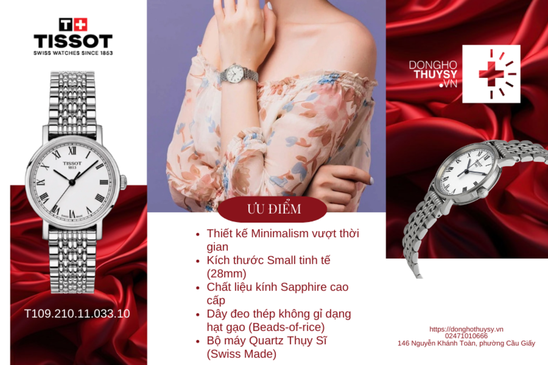 Đồng hồ Nữ Tissot Special Collections T109.210.11.033.10