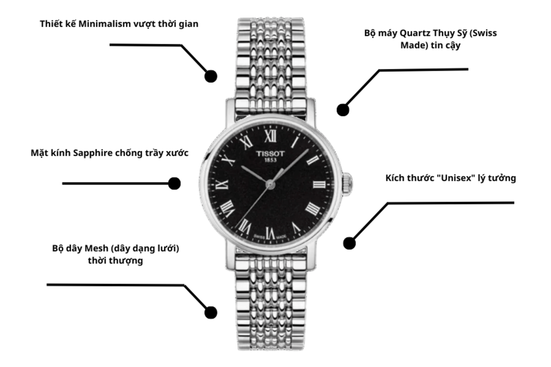 Đồng hồ Nữ Tissot Special Collections T109.210.11.053.00