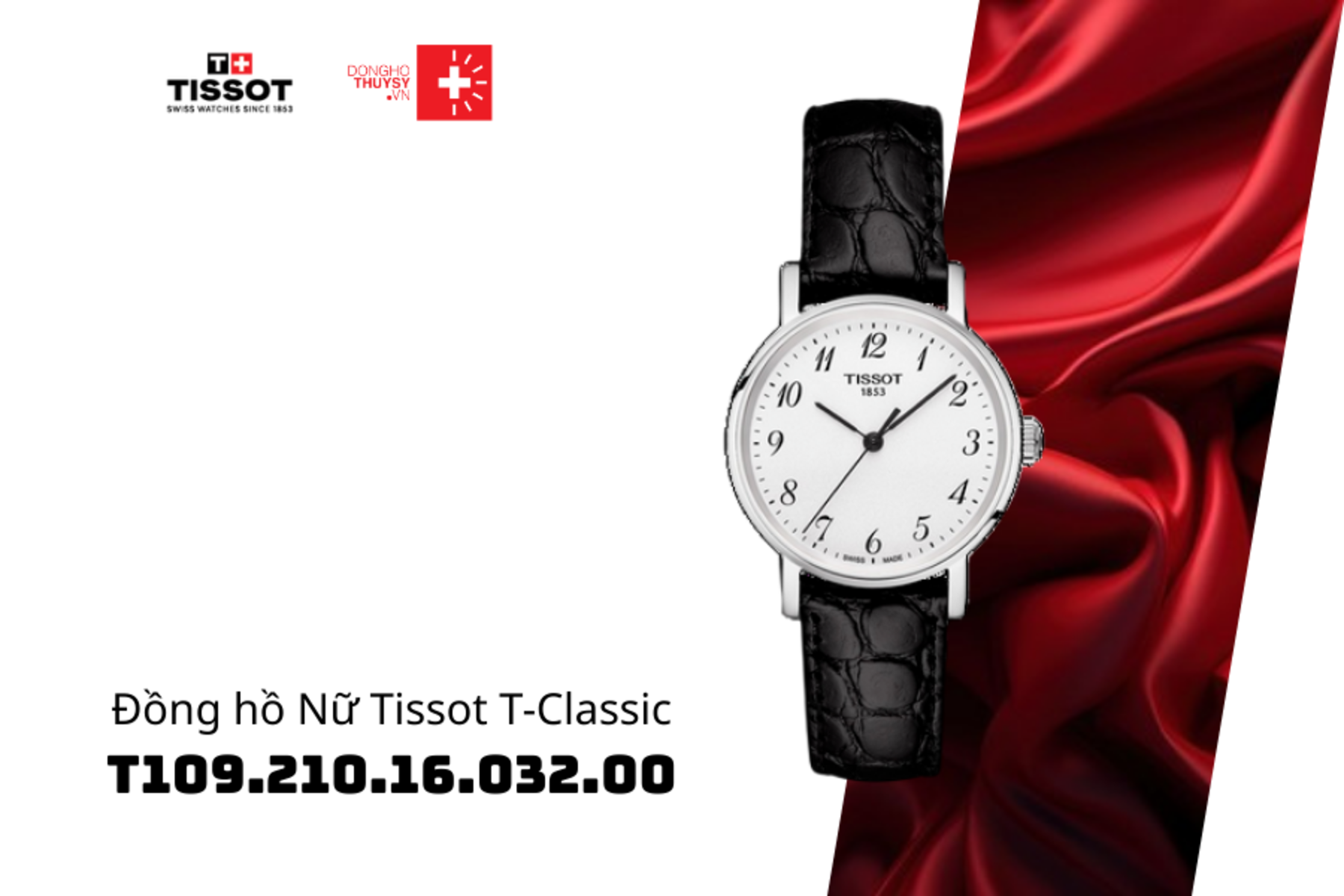 Đồng hồ Nữ Tissot T-Classic T109.210.16.032.00