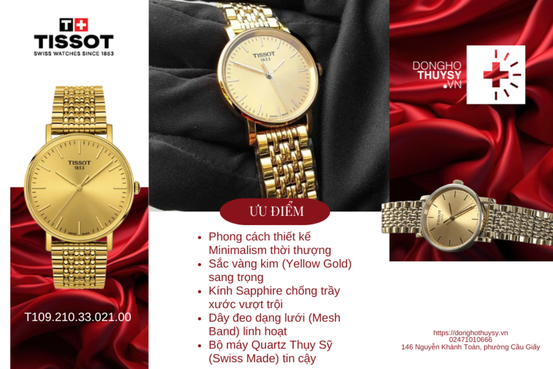 Đồng hồ TISSOT T109.210.33.021.00