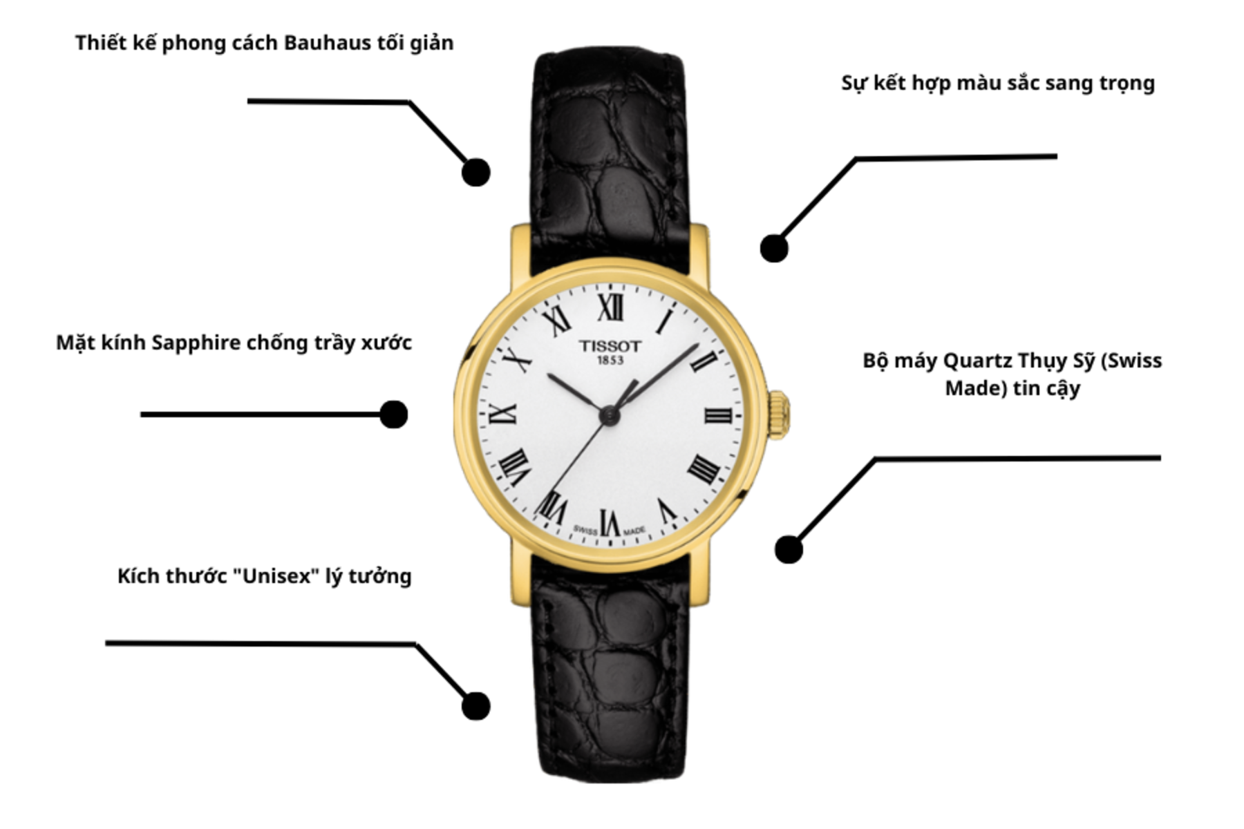 Đồng hồ Nữ Tissot T-Classic T109.210.36.033.00