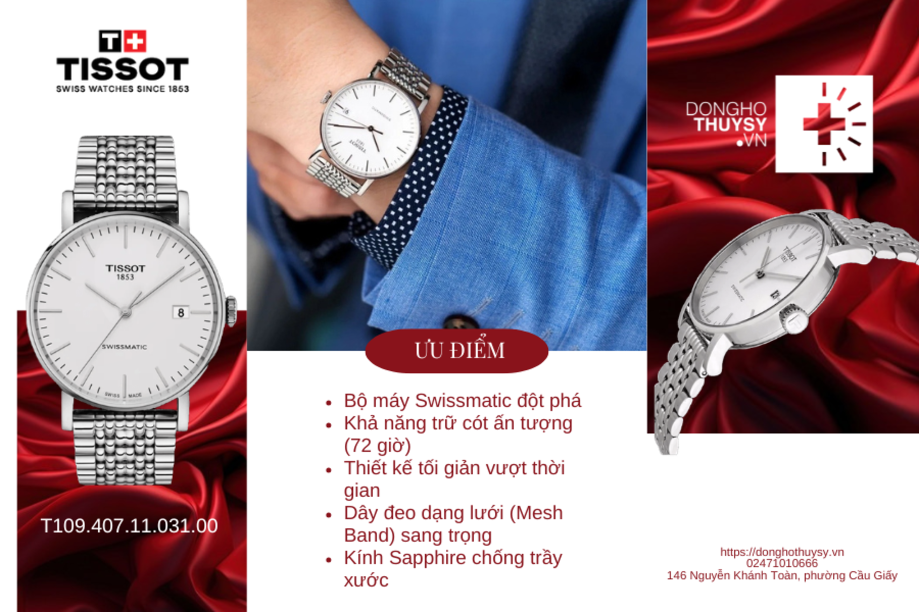 Đồng hồ Tissot T109.407.11.031.00