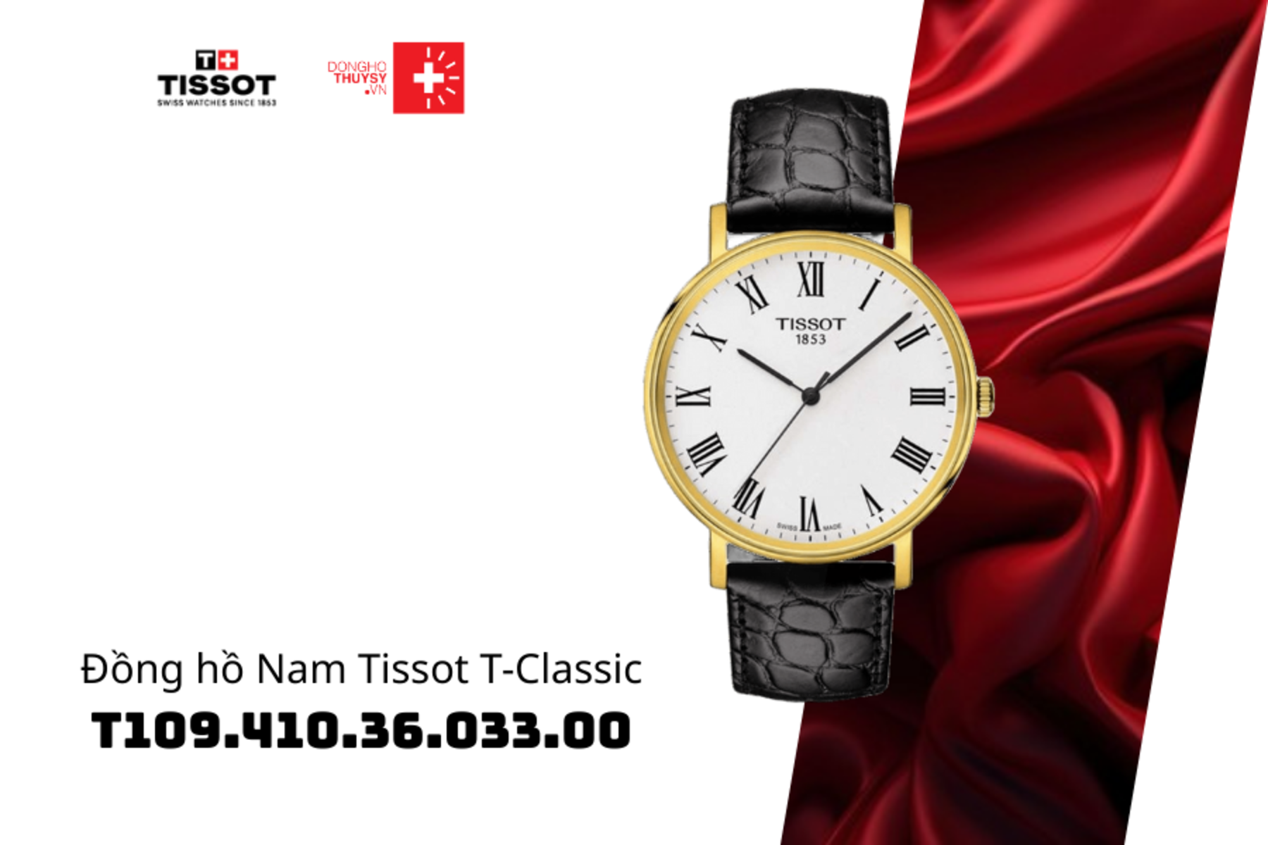 Đồng hồ Nam Tissot T-Classic T109.410.36.033.00