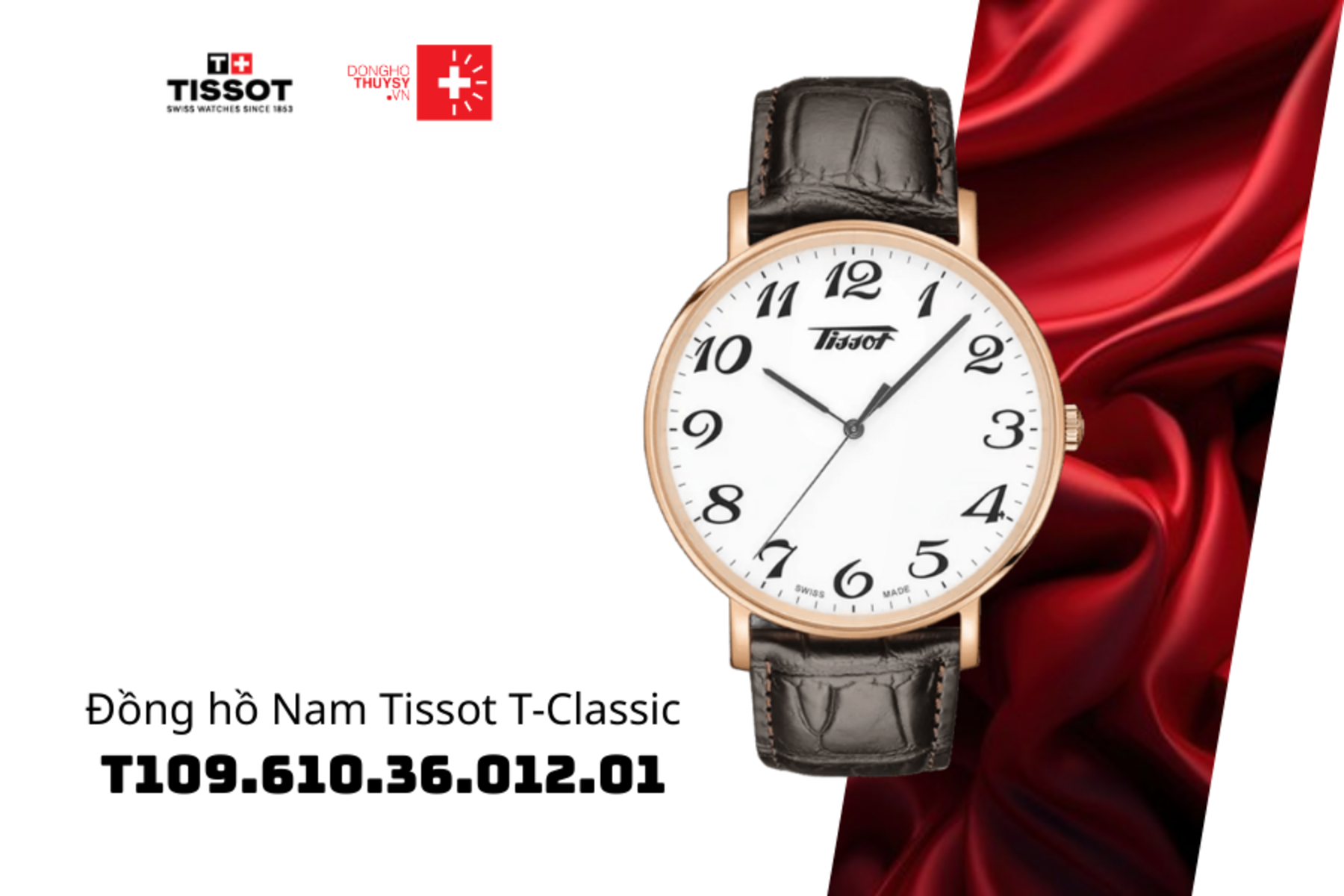 Đồng hồ Nam Tissot T-Classic T109.610.36.012.01