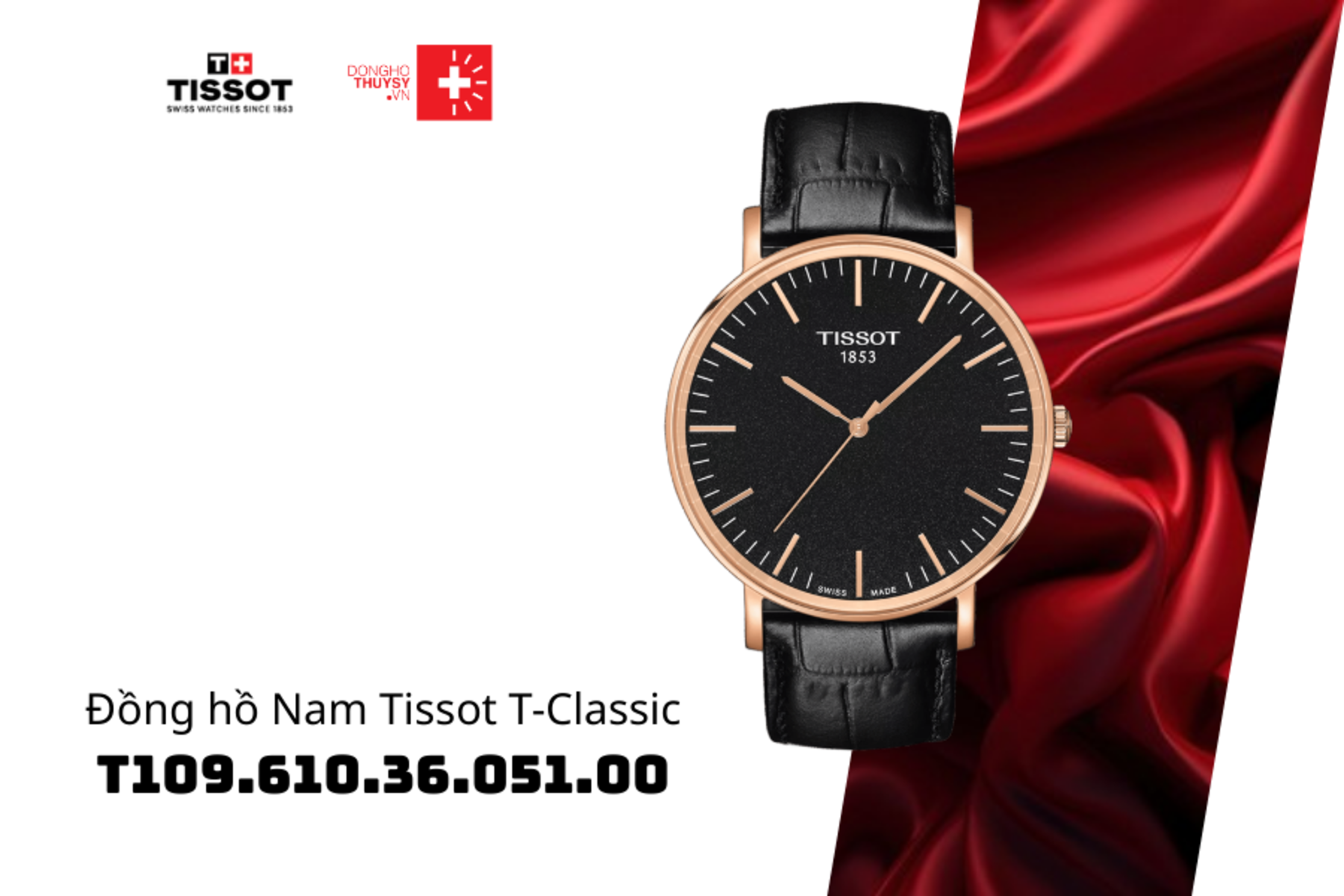 Đồng hồ Nam Tissot T-Classic T109.610.36.051.00