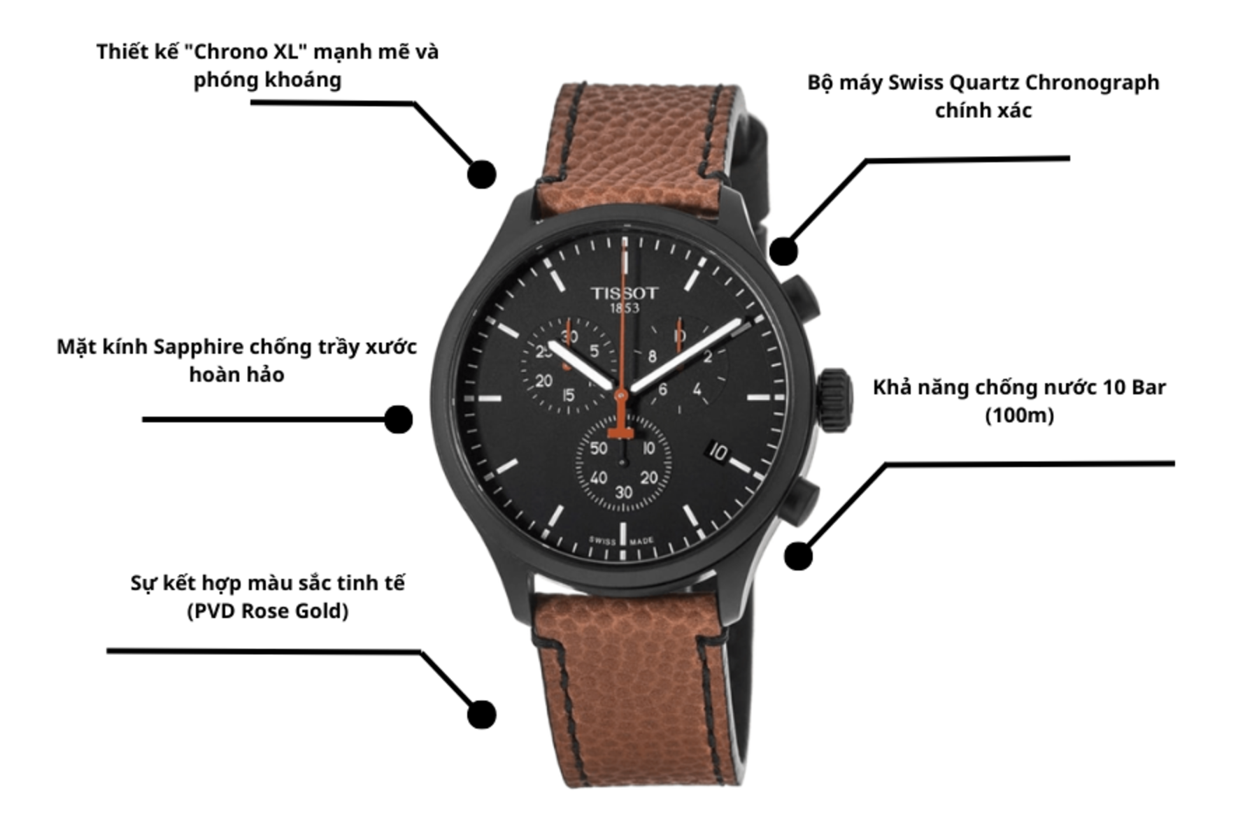 Đồng hồ Nam Tissot T-Sport T116.617.36.051.08