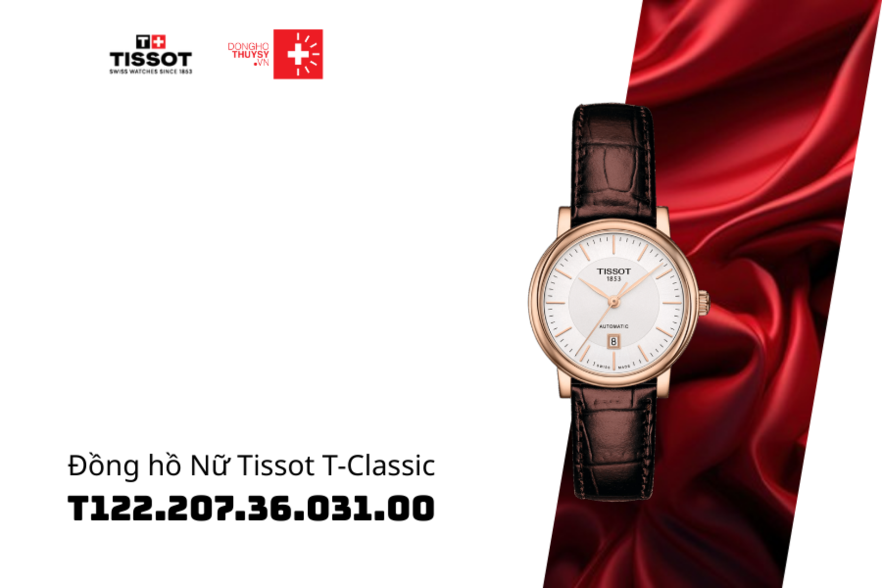 Đồng hồ Nữ Tissot T-Classic T122.207.36.031.00
