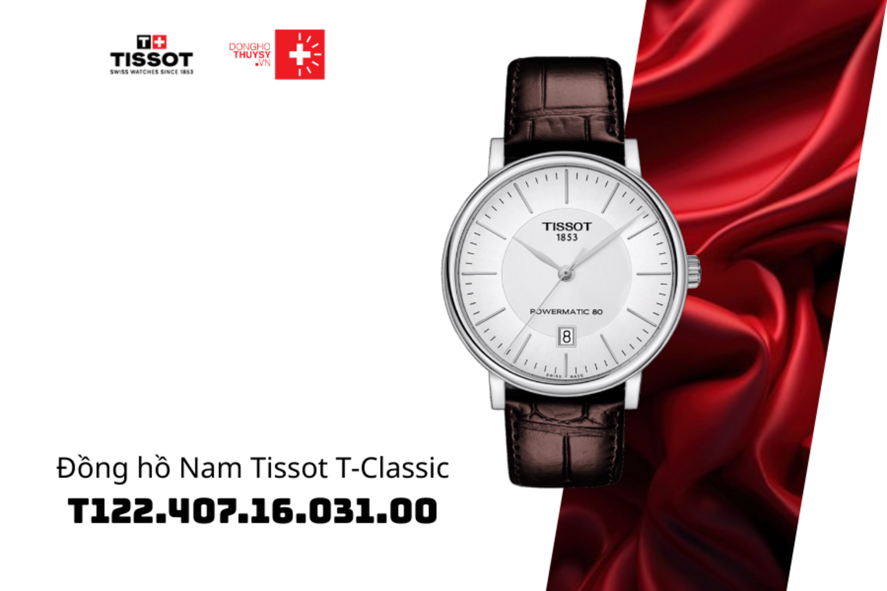 Đồng hồ Nam Tissot T-Classic T122.407.16.031.00