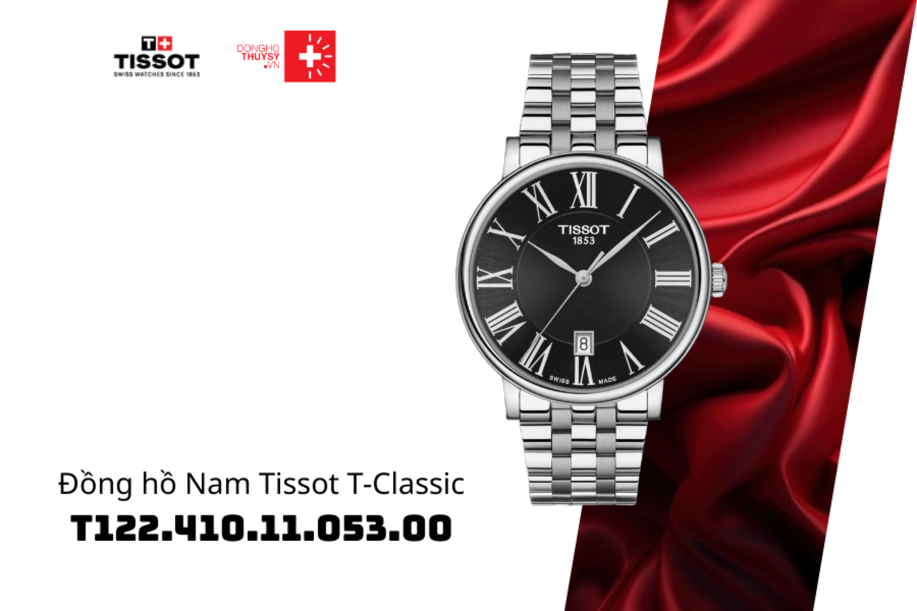 Đồng hồ Nam TISSOT Carson Premium 40 mm T122.410.11.053.00