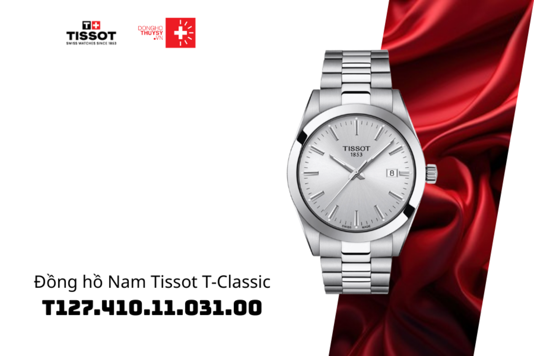 Đồng hồ Nam Tissot T-Classic T127.410.11.031.00