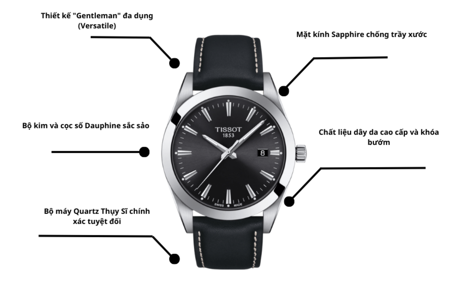 Đồng hồ Nam Tissot T-Classic T127.410.16.051.00