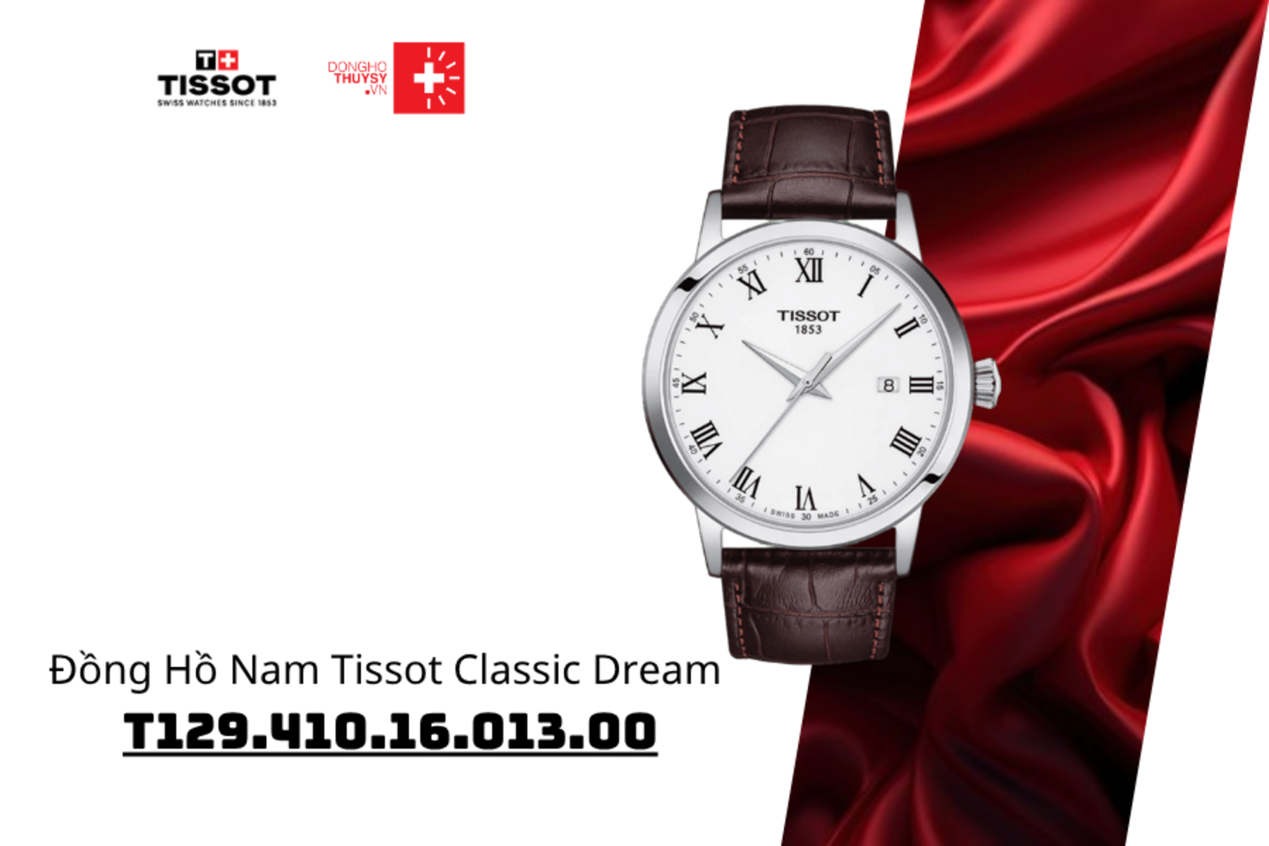 Đồng Hồ Nam Tissot Classic Dream T129.410.16.013.00