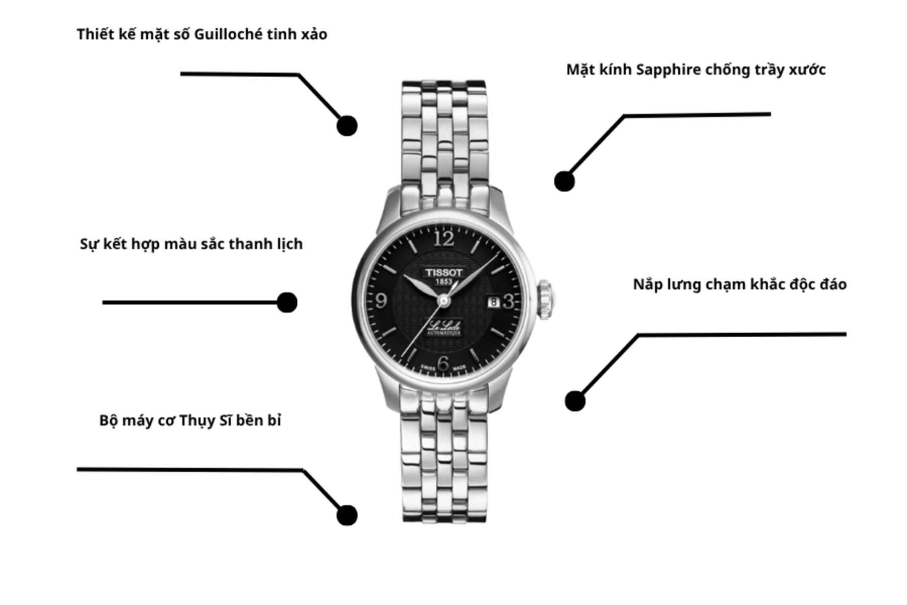 Đồng hồ nữ Tissot T41.1.183.54