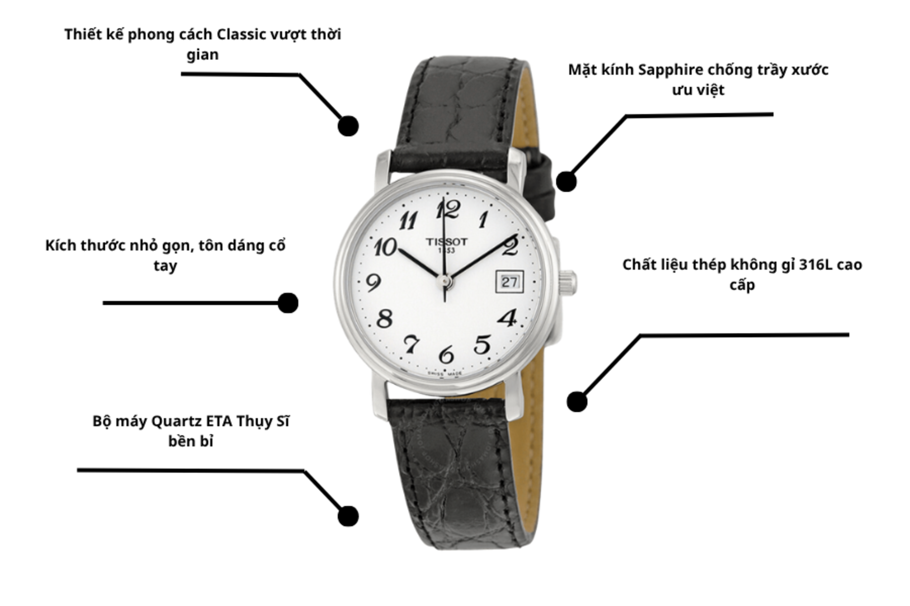 Đồng hồ TISSOT T52.1.121.12