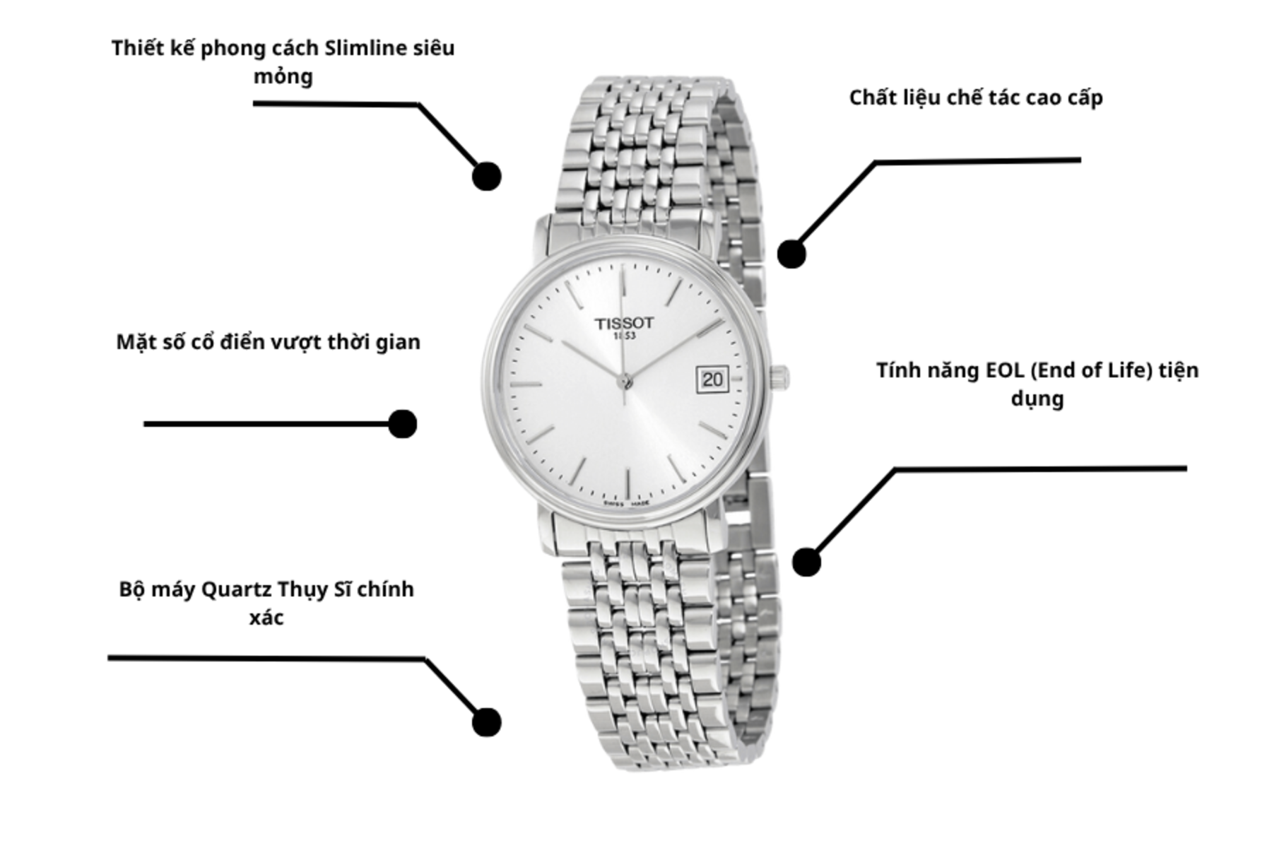 Đồng hồ nam Tissot T52.1.481.31