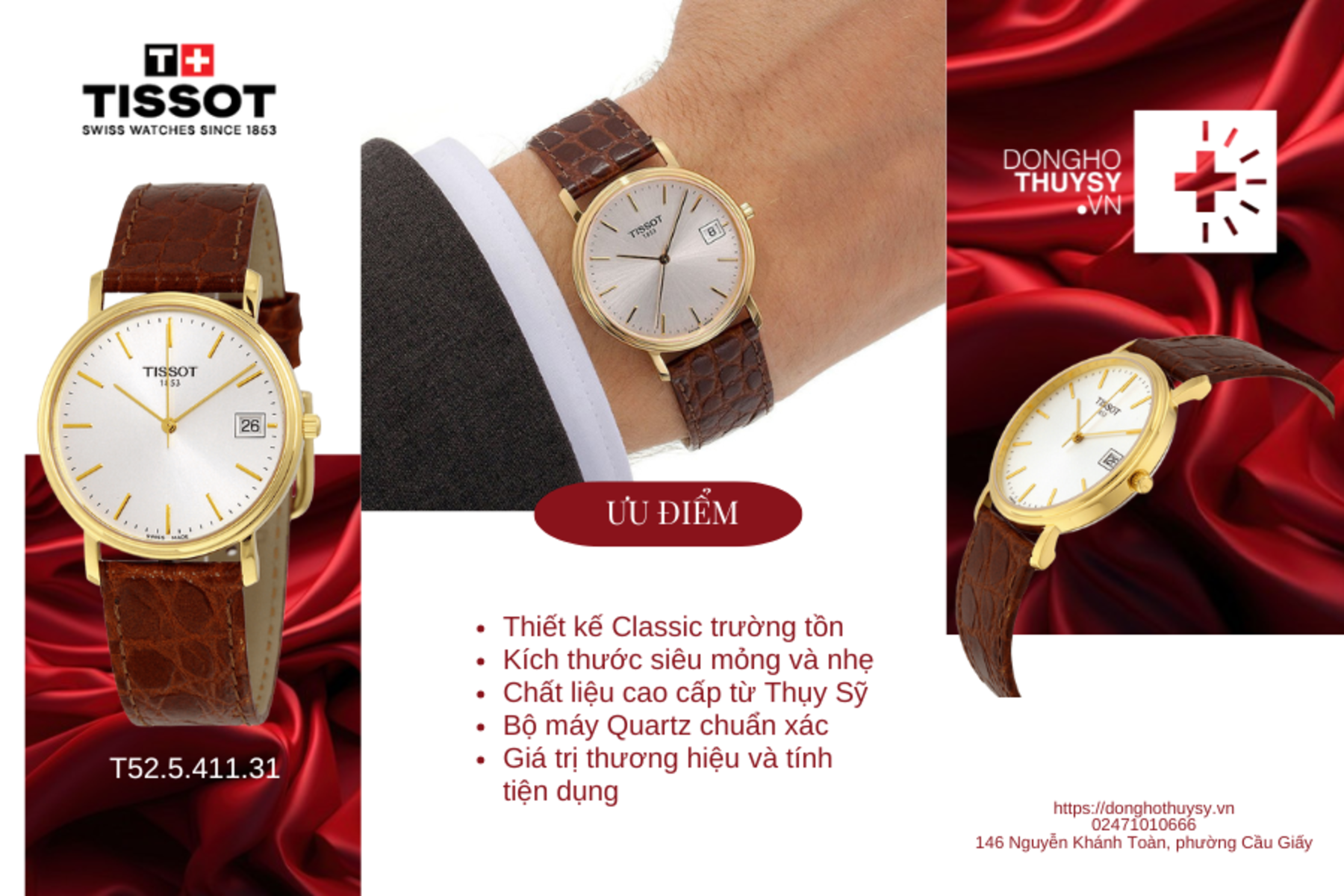 Đồng hồ TISSOT T52.5.411.31