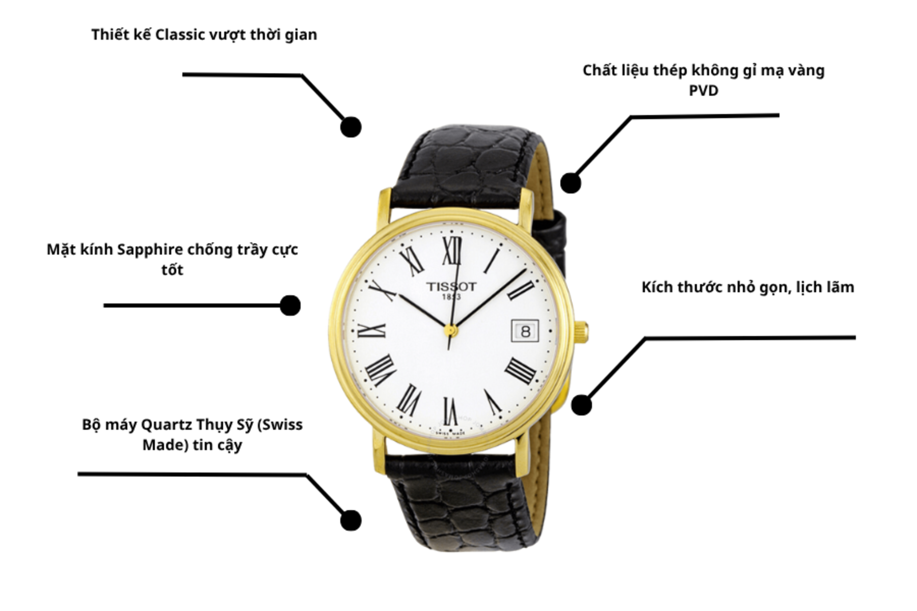 Đồng hồ TISSOT T52.5.421.13
