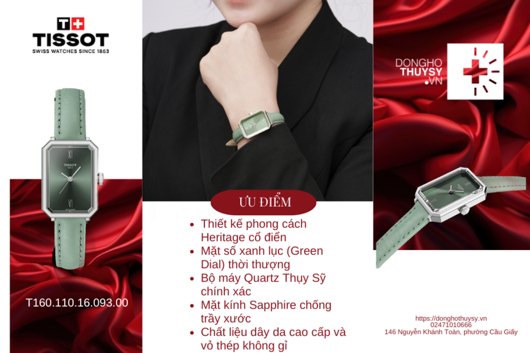 Đồng hồ Nữ Tissot T-Classic T160.110.16.093.00