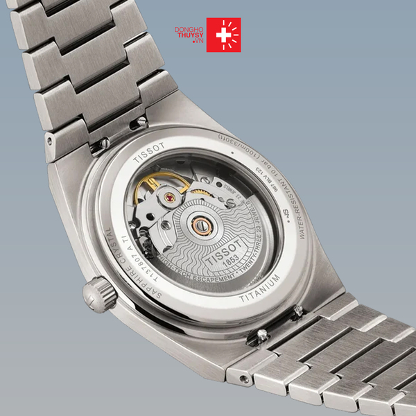Tissot PRX Titanium – Đỉnh cao vật liệu Titanium: Gọn nhẹ bất ngờ, cứng cáp vượt trội
